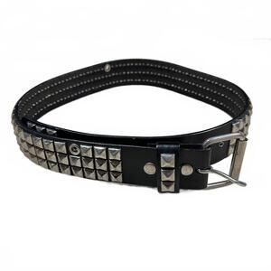Hot Topic Silver Studded Belt Punk Goth Y2K
